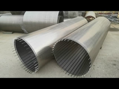 বর্জ্য জল শোধনের জন্য SS304 ওয়েজ ওয়্যার রোটারি স্ক্রিন ড্রাম ফিল্টার