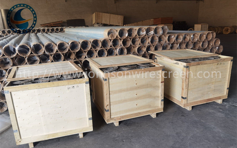 ঘূর্ণনশীল সূক্ষ্ম গ্রিড ফিল্টারগুলির জন্য নন-ব্লকিং এসএস 304 উইজ ওয়্যার স্ক্রিন ফিল্টার