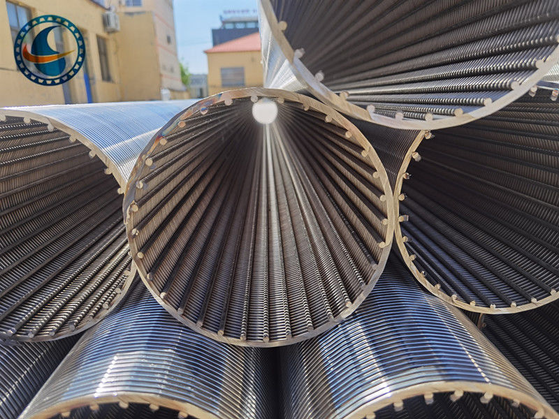 জনসন টাইপ রড ভিত্তিক অবিচ্ছিন্ন স্লট জলের তারের স্ক্রিন