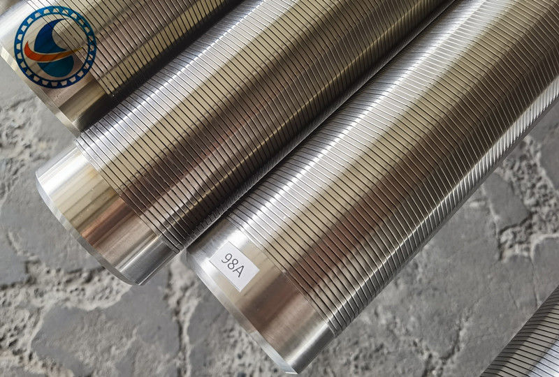 Stainless Steel 316L 0.5mm Slot Wedge Wire Oil Screen Pipe 2-7/8