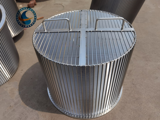 Ss304 450mm ডায়া ওয়েজ ওয়্যার মেশ ফিল্টার স্ক্রিন বর্জ্য জল চিকিত্সার জন্য