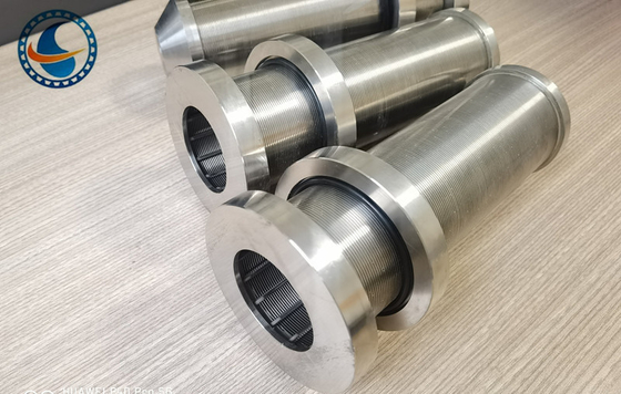 ওড 60mm উইজ তারের জাল স্ক্রিন ফিল্টার টেকসই স্টেইনলেস স্টীল 316l