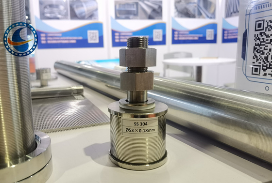 Od 53mm ওয়াটার ফিল্টার নল স্টেইনলেস স্টীল 304