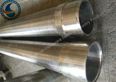 Tpi কাপলিংস ক্ষত 304L ওয়েজ ওয়্যার স্ক্রিন পাইপ ফিল্টারেশনের জন্য