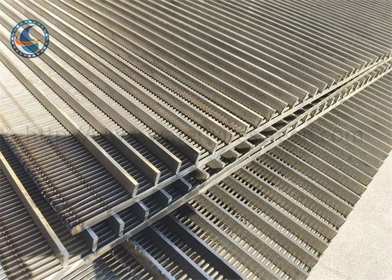 জনসন স্লট 60 Vee ওয়্যার ফিল্টার স্ক্রীন প্যানেল চালনি বেন্ড স্ক্রীন